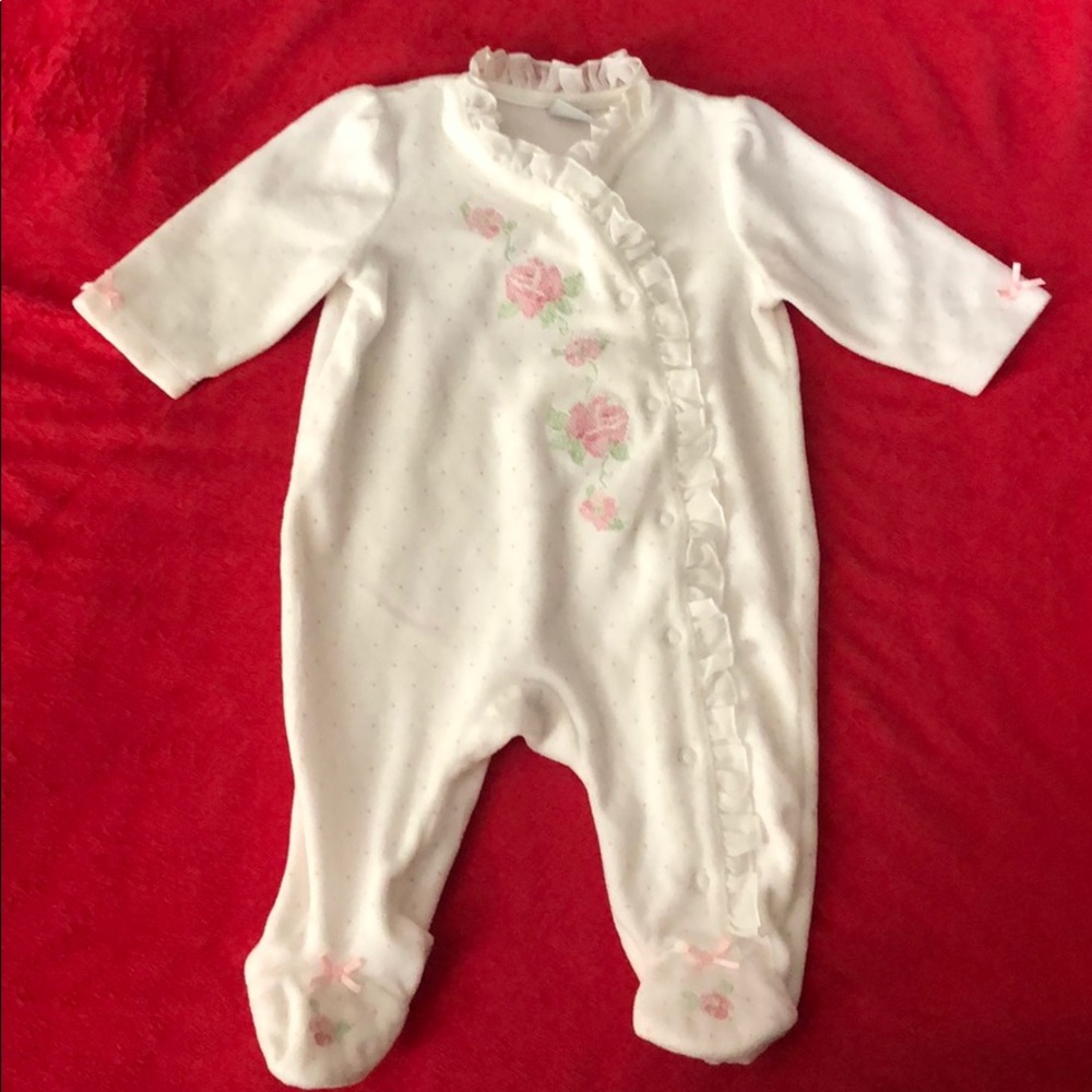 Little Me footie pajama 3m